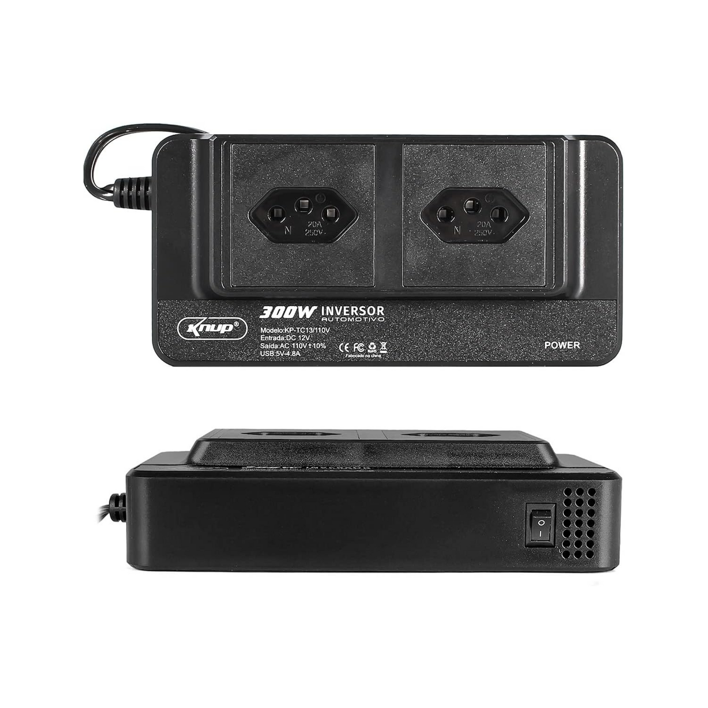 Inversor 300w 12v/110v - Knup